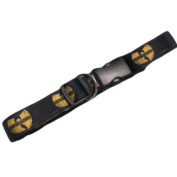 COPY - Wu-tang rap black collar L wide dog hip hop DMX big pet show Classic wut… - Picture 1 of 1